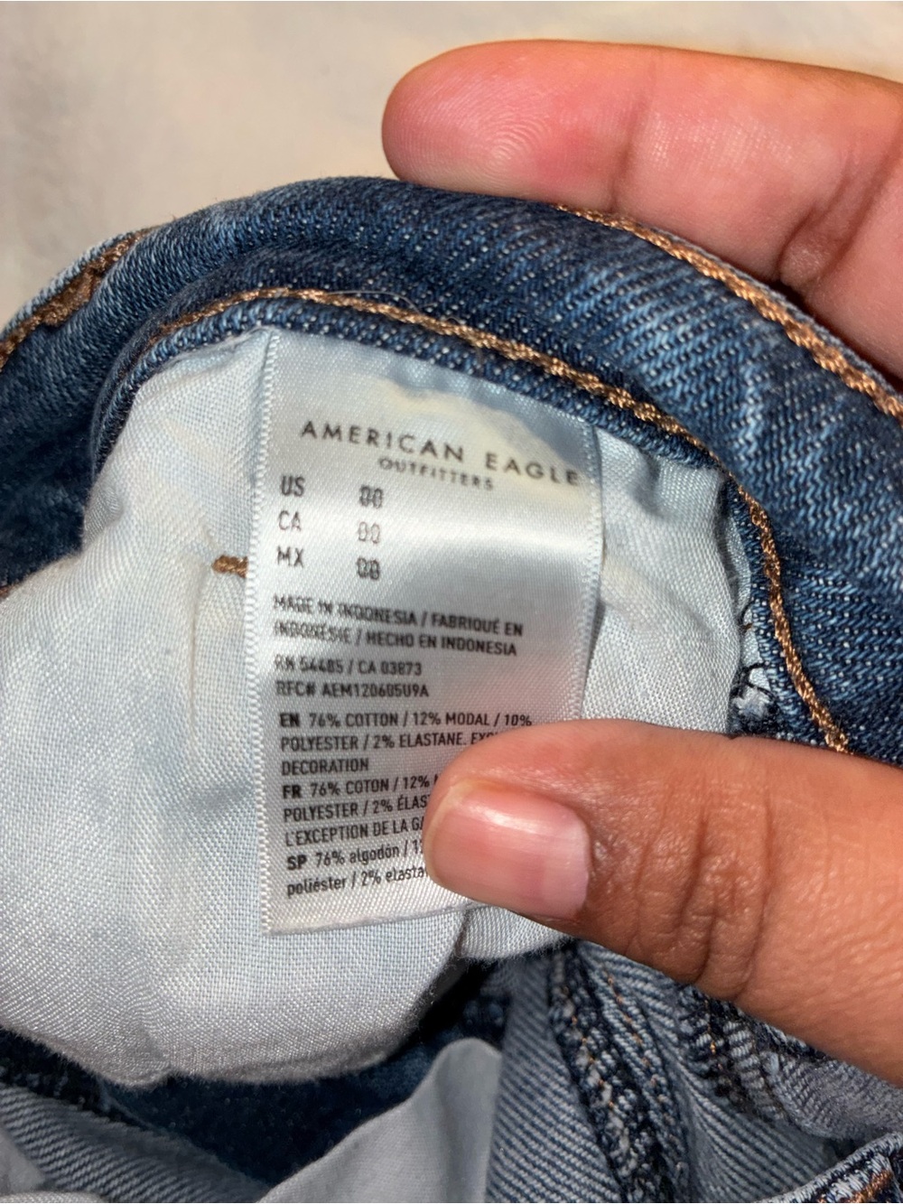 American Eagle Outfitters Women’s Dark Blue Skinny Jeans